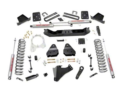 Rough Country 6-Inch Suspension Lift Kit with Premium N3 Shocks (17-22 4WD 6.7L Powerstroke F-350 Super Duty w/ 4-Inch Rear Axle & w/o Factory Overload Springs)