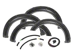 Rough Country Suspension Defender Fender Flares; Gloss Black (23-26 F-350 Super Duty SRW)