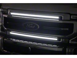 Rough Country Dual 30-Inch DRL LED Grille Kit (17-22 F-350 Super Duty King Ranch, Lariat, Platinum)