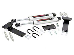 Rough Country Dual V2 Steering Stabilizer for 2 to 8-Inch Lift (99-04 4WD F-350 Super Duty)