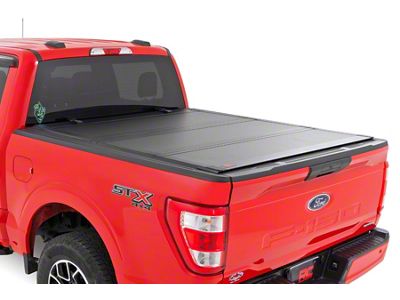 Rough Country Hard Tri-Fold Flip-Up Tonneau Cover (11-16 F-350 Super Duty w/ 6-3/4-Foot Bed)