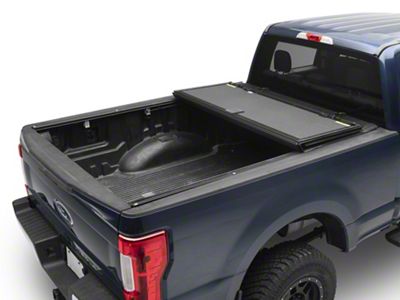 Rough Country Hard Tri-Fold Flip-Up Tonneau Cover (17-25 F-350 Super Duty w/ 6-3/4-Foot Bed)
