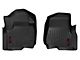 Rough Country Heavy Duty Front Over the Hump Floor Mats; Black (17-24 F-350 Super Duty)