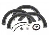 Rough Country Offroad Pocket Fender Flares; Agate Black (23-26 F-350 Super Duty SRW)