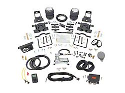 Rough Country Rear Air Spring Kit with OnBoard Air Compressor and Wireless Remote for Stock Height (11-16 4WD F-350 Super Duty)