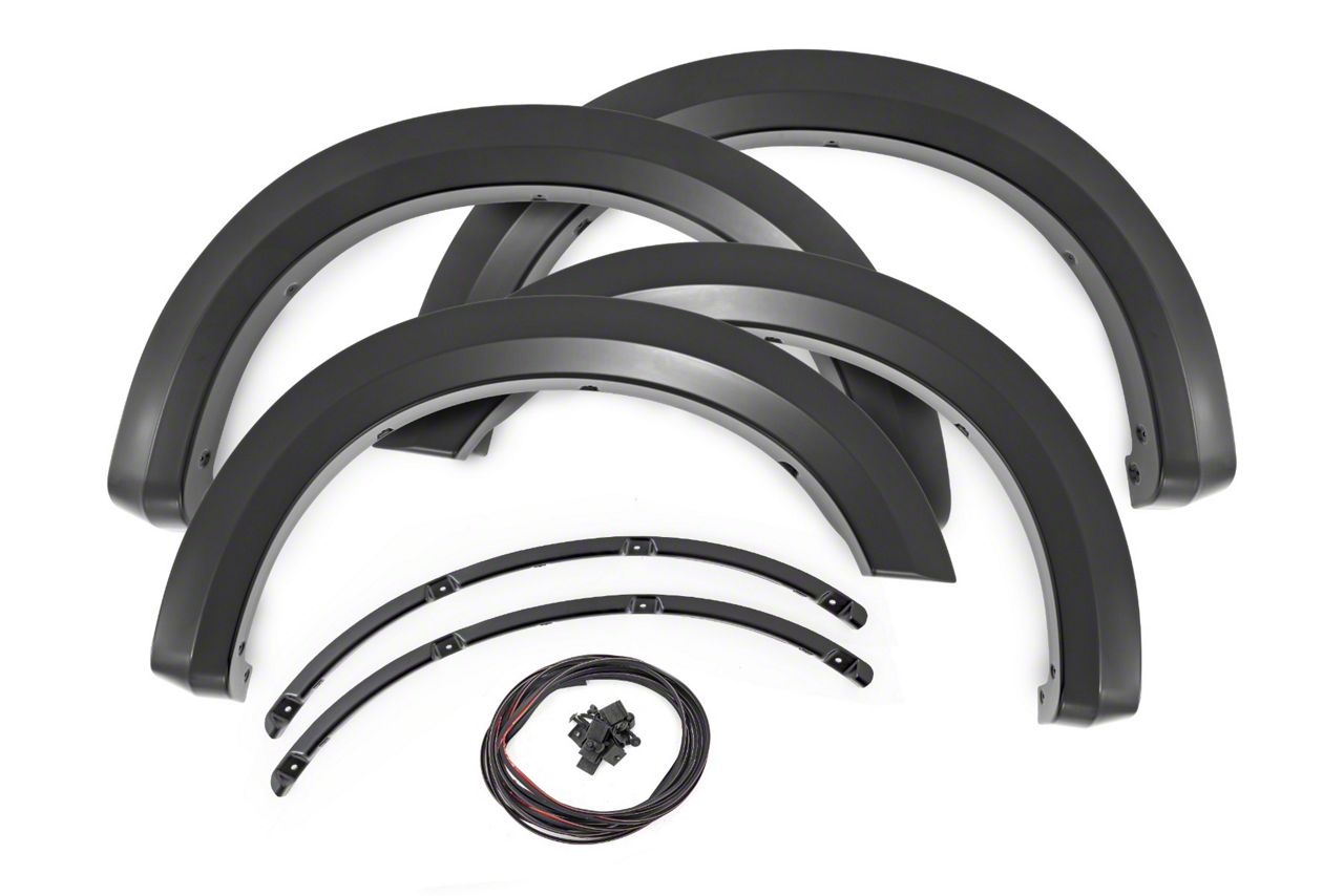 Rough Country F350 Super Duty Sport Fender Flares; Oxford White S