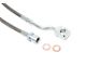 Rough Country Front Extended Stainless Steel Brake Lines for 5 to 7.50-Inch Lift (07-18 Sierra 1500)