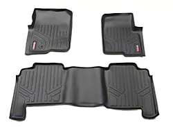 Rough Country Heavy Duty Front and Rear Floor Mats; Black (04-08 F-150 SuperCrew)