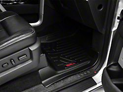 Rough Country Heavy Duty Front and Rear Floor Mats; Black (09-14 F-150 SuperCrew)