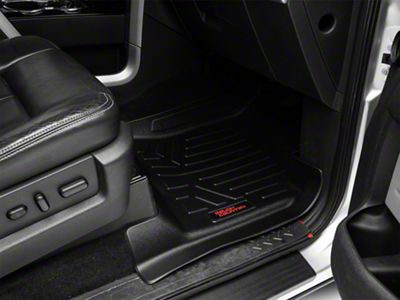 Rough Country Heavy Duty Front and Rear Floor Mats; Black (09-14 F-150 SuperCrew)