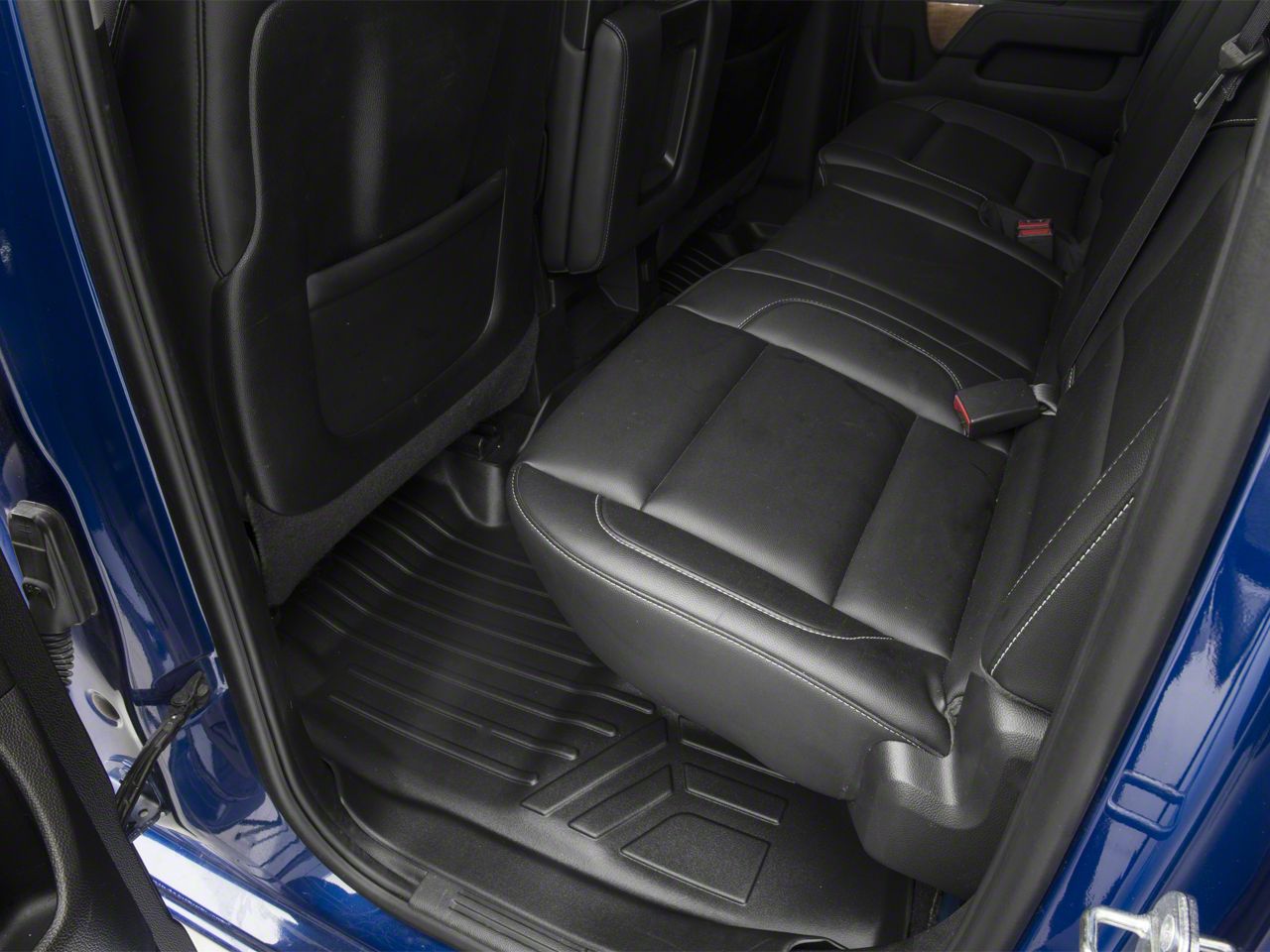Free-Motor802 Black Nylon Floor Mats For 2014-2018 Chevy Silverado/GMC Sierra/Tahoe/Yukon - 4-Piece Set