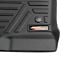 Rough Country Heavy Duty Front Over the Hump and Rear Floor Mats; Black (15-24 F-150 SuperCrew)
