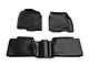 Rough Country Heavy Duty Front and Rear Floor Mats; Black (99-06 Silverado 1500 Extended Cab, Crew Cab)
