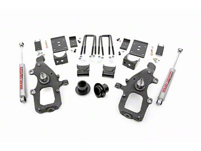 Rough Country Lowering Kit with Premium N3 Shocks; 3-Inch Front / 5-Inch Rear (04-08 2WD F-150)