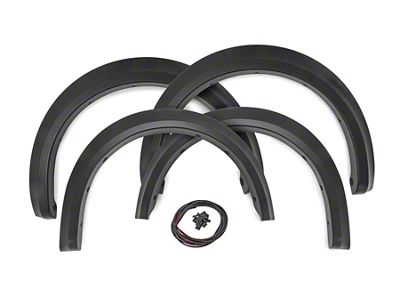 Rough Country Sport Fender Flares; Shadow Black (22-26 Maverick)
