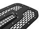 Rough Country Mesh Upper Grille Insert with 30-Inch LED Light Bar; Black (13-18 RAM 1500, Excluding Limited & Rebel)
