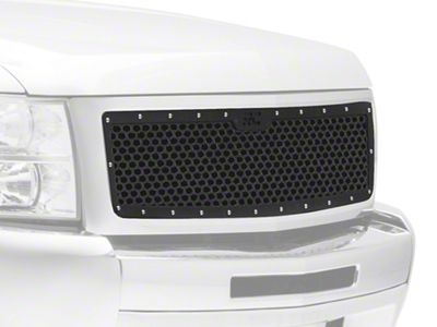 Rough Country Mesh Upper Grille Insert; Black (07-13 Silverado 1500)