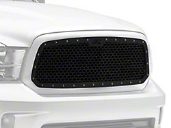 Rough Country Mesh Upper Grille Insert; Black (13-18 RAM 1500, Excluding Limited & Rebel)