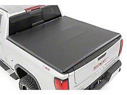 Rough Country Offroad Soft Tri-Fold Tonneau Cover (19-26 Silverado 1500 w/ 5.80-Foot Short Box & w/o CarbonPro Box)
