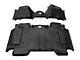 Rough Country Heavy Duty Front Over the Hump and Rear Floor Mats; Black (19-24 RAM 1500 Crew Cab w/o Factory Under Seat Storage)