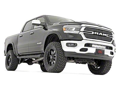 Rough Country 20-Inch Black Series Amber DRL LED Hidden Bumper Kit (19-24 RAM 1500, Excluding Rebel & TRX)