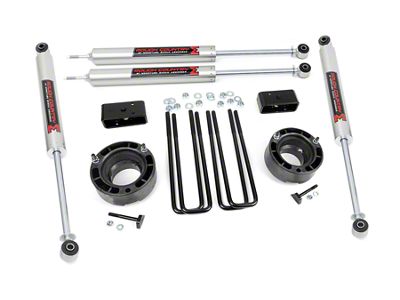 Rough Country Suspension 2.50-Inch Suspension Lift Kit with M1 Monotobe Shocks (94-01 4WD RAM 1500)