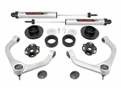 Rough Country 3.50-In Bolt-On Suspension Lift Kit with V2 Monotube Shocks (19-24 4WD RAM 1500 w/o Air Ride, Excluding TRX)