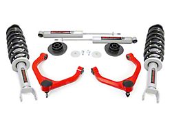 Rough Country Suspension 3.50-Inch Bolt-On Suspension Lift Kit with Lifted N3 Struts and Premium N3 Shocks; Red (19-24 4WD RAM 1500 w/o Air Ride, Excluding RHO, TRX & V6)