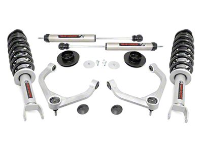 Rough Country 3.50-Inch Bolt-On Suspension Lift Kit with Lifted N3 Struts and V2 Monotube Shocks (19-23 4WD RAM 1500 w/o Air Ride, Excluding TRX)