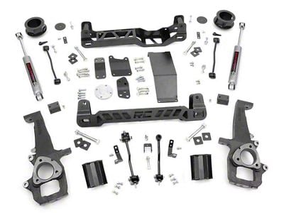 Rough Country 4-Inch Suspension Lift Kit (09-11 4WD RAM 1500)