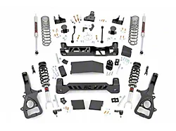 Rough Country 6-Inch Suspension Lift Kit with M1 Monotube Shocks and Rear Variable Rate Coil Springs (19-24 RAM 1500 w/o 22-Inch Factory Wheels & Air Ride, Excluding TRX)