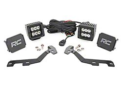 Rough Country Suspension Black Series LED Ditch Light Kit; Spot Beam (19-25 RAM 1500)