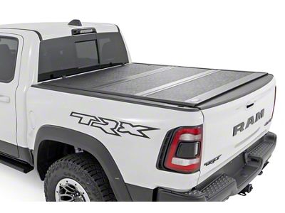 Rough Country Hard Low Profile Tri-Fold Tonneau Cover (19-25 RAM 1500 w/ 6.4-Foot Box & w/o RAM Box)