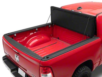 Rough Country Hard Tri-Fold Flip-Up Tonneau Cover (19-24 RAM 1500 w/ 5.7-Foot Box & w/o RAM Box & Multifunction Tailgate)