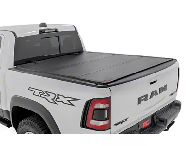 Rough Country Hard Tri-Fold Flip-Up Tonneau Cover (19-24 RAM 1500 w/ 6.4-Foot Box & w/o RAM Box)