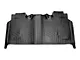 Rough Country Heavy Duty Front Over the Hump and Rear Floor Mats; Black (19-24 RAM 1500 Crew Cab w/ Factory Under Seat Storage)