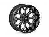 Rough Country 96 Series Gloss Black 6-Lug Wheel; 20x9; -12mm Offset (19-25 RAM 1500)