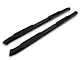 Rough Country Oval Nerf Side Step Bars; Black (19-24 RAM 1500 Crew Cab)