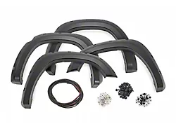 Rough Country Suspension Pocket Fender Flares; Diamond Black (19-24 RAM 1500, Excluding Rebel & TRX)