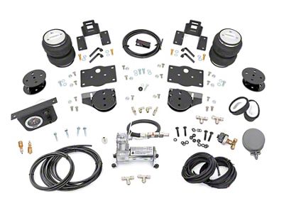 Rough Country Rear Air Spring Kit with Onboard Air Compressor for 4-Inch Lift (19-25 4WD RAM 1500)