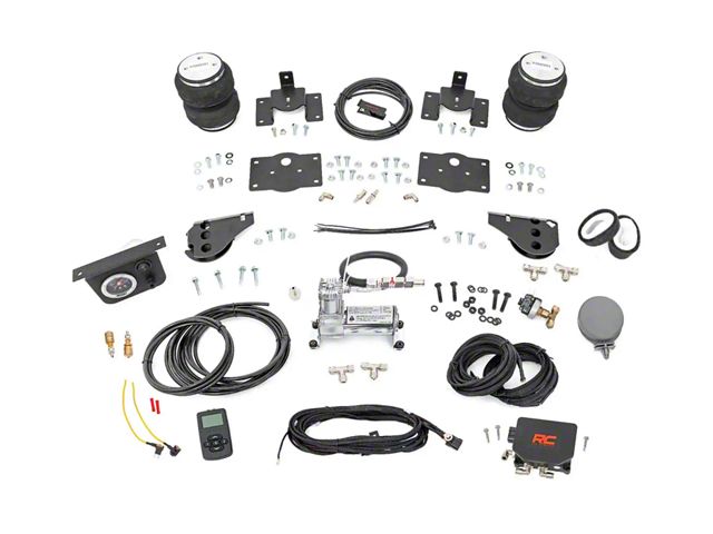 Rough Country Rear Air Spring Kit with Onboard Air Compressor and Wireless Remote (09-18 4WD RAM 1500 w/o Air Ride)