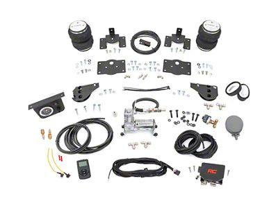 Rough Country Rear Air Spring Kit with Onboard Air Compressor and Wireless Remote (09-18 4WD RAM 1500 w/o Air Ride)