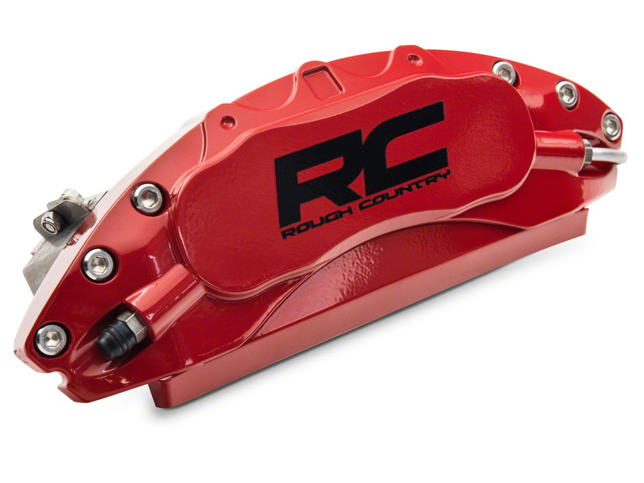 Rough Country RAM 1500 Brake Caliper Covers; Red; Front and Rear 71148A