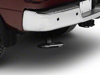 Rough Country Retractable Bed Step; Driver Side (09-18 RAM 1500 w/o Factory Dual Exhaust)