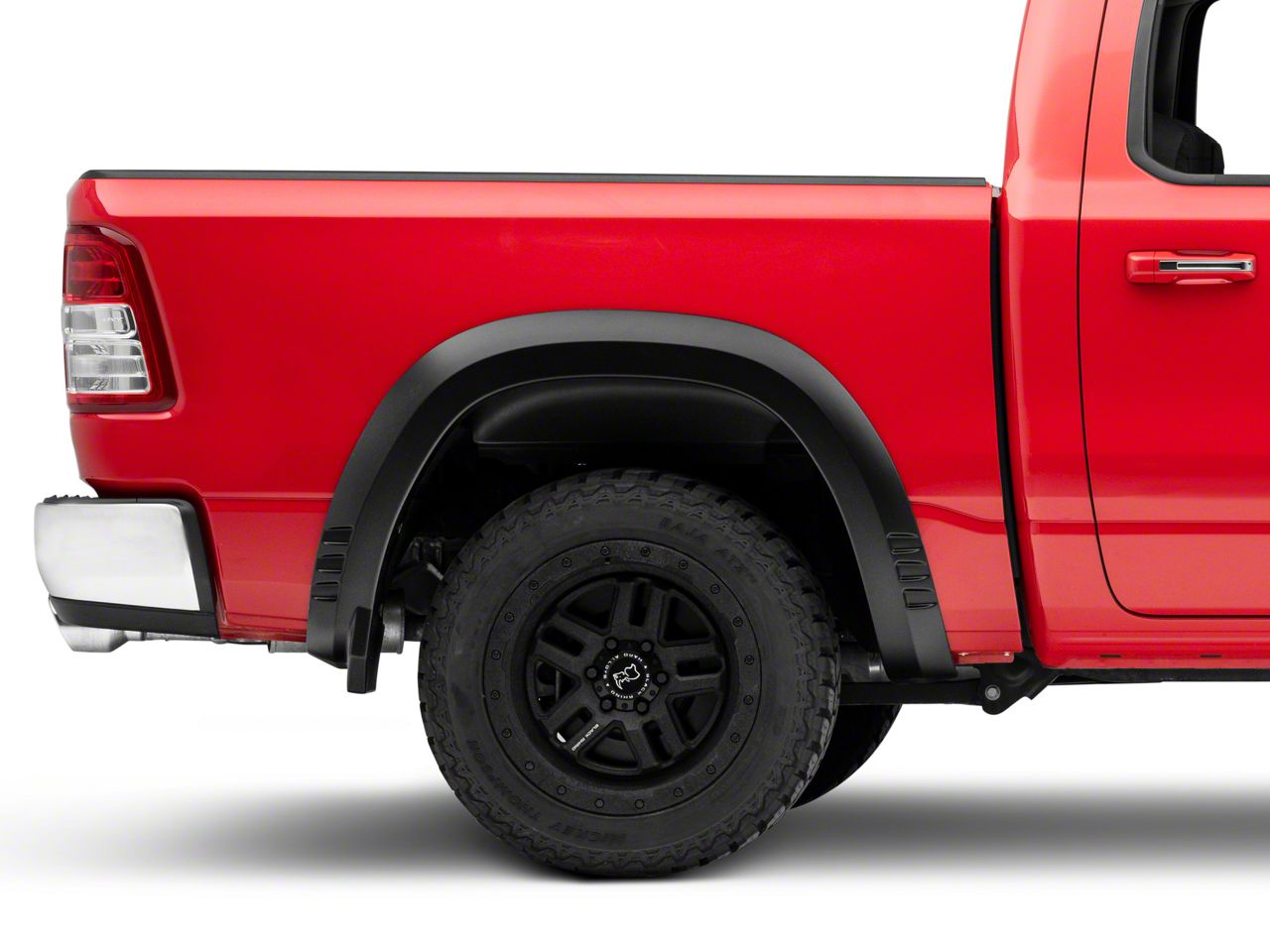 Rough Country RAM 1500 SF1 Fender Flares; Flat Black FD319201 (1924