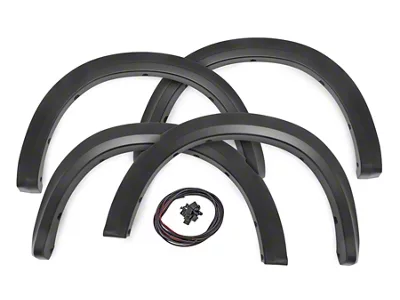 Rough Country Suspension Sport Fender Flares; Deep Cherry Red Crystal (09-18 RAM 1500 w/ Plastic Front Bumper, Excluding Rebel)