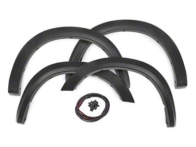 Rough Country Suspension Sport Fender Flares; Flame Red (09-18 RAM 1500 w/ Metal Front Bumper, Excluding Rebel)