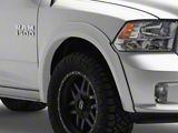Rough Country Suspension Sport Fender Flares; Flame Red (09-18 RAM 1500 w/ Plastic Front Bumper, Excluding Rebel)