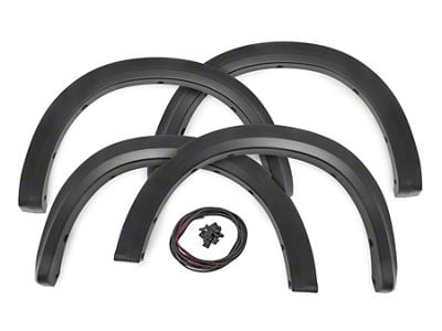 Rough Country Sport Fender Flares; Granite Crystal (09-18 RAM 1500 w/ Plastic Front Bumper, Excluding Rebel)