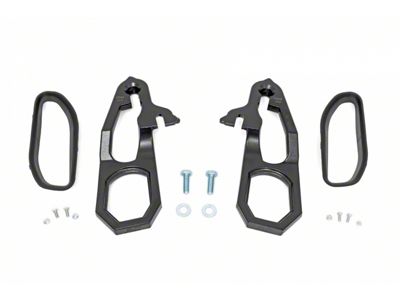 Rough Country Tow Hooks with Bezels (19-24 RAM 1500)